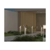 POPA Spot à énergie solaire blanc 60 cm 4000K Luminaire de jardin Beneito Faure