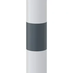 Potelet Callisto taille M LED intégrée 1600lm 25W IP44 GoodHome gris anthracite