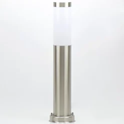 Potelet Defne-4 en inox E27 60W - Éclairage extérieur moderne et résistant