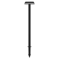 Potelet d'extérieur à energie solaire à detecteur de mouvement LED intégrée Dreoli noir 970lm IP44 Eglo