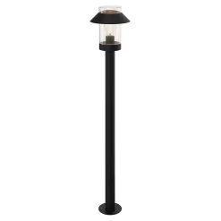Potelet d'extérieur Caprera taille M noir E27 25W IP44 GoodHome