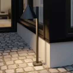 Potelet Eriksson taille S LED intégrée 600lm 8.5W IP44 GoodHome noir