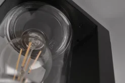 Potelet extérieur IP44 avec détecteur crépusculaire - 1x E27 max. 40W - Noire - Trio - Ardila