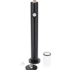 Potelet extérieur TULIS OV 60cm avec détecteur de mouvement GU10 noir IP54 EDO