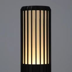 Potelet extérieur type lanterne TORRIN 85 cm IP44 GU10 noir EDO