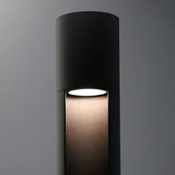 Potelet extérieur type lanterne AIDEN 85 cm IP44 GU10 noir EDO