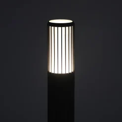 Potelet extérieur type lanterne TORRIN 55 cm IP44 GU10 noir EDO