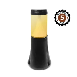 Potelet LED Extérieur 450mm - 15W CCT - Noir - IP65 IK10 - Garantie 5 ans