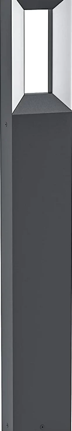 Potelet LED Riforano noir IP44 550lm Eglo