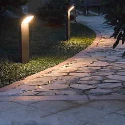 Potelet Luxi 175 Sensor P Indigo - Avec détecteur - 9W - 4000K - IP54 - Anthracite