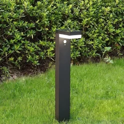 Potelet solaire CENOVA TALL Gris H50cm 600LM