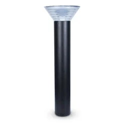 Potelet Solaire LED Conique 4W 800mm Noir IP65 4000K