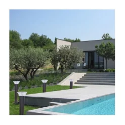 Potelet Solaire LED Conique 4W 800mm Noir IP65 4000K