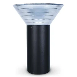 Potelet Solaire LED Extérieur 4W 4000K 380mm Noir IP65