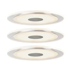 Premium Spot encastré LED Whirl Kit de base rond 150mm 3x6,9W 3x450lm 230V 3000K Alu tourné Satiné