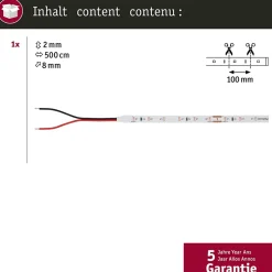 Pro Strip Strip LED Silver P25 LED violette 5m 20W 60lm/m 60 LEDs/m