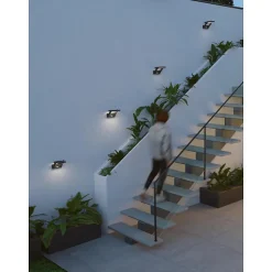 PROA Spot à énergie solaire noir 4000K Luminaire extérieur Beneito Faure