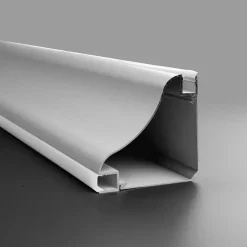 Profilé Aluminium Double Éclairage Modulable Plinthe ou Corniche 2M Blanc - SILAMP