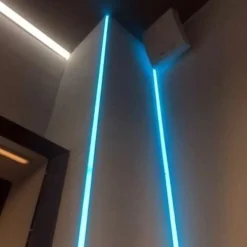 Profilé Aluminium encastré angulaire 1m pour Ruban LED Couvercle Blanc Opaque - SILAMP