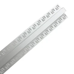 Profilé Aluminium Encastrable 2m pour Ruban LED Couvercle Blanc Opaque (Pack de 5) - SILAMP