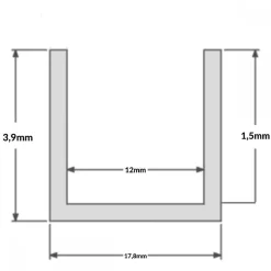Profilé Aluminium 1m Flexible pour Ruban LED - SILAMP