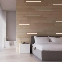 Profilé Aluminium 1m pour Ruban LED - Couvercle Blanc Opaque - SILAMP