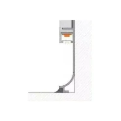 Profilé Aluminium Noir 2m pour Ruban LED - SILAMP