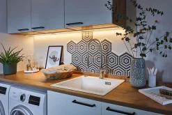 Profilé de strip LED Base IP20 aluminium anodisé, satiné Paulmann L.100 x H.9 x P.17cm