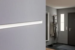 Profilé de strip LED Base IP20 aluminium anodisé, satiné Paulmann L.200 x H.9 x P.17cm