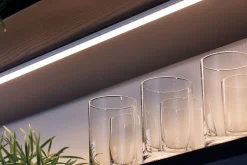 Profilé de strip LED Base IP20 aluminium anodisé, satiné Paulmann L.200 x H.9 x P.17cm