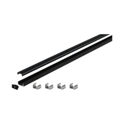 Profilé de strip LED Base IP20 noir Paulmann L.200 x H.9 x P.17cm