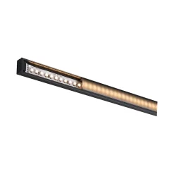 Profilé de strip LED Base IP20 noir Paulmann L.200 x H.9 x P.17cm