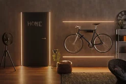 Profilé de strip LED Base IP20 noir Paulmann L.200 x H.9 x P.17cm