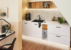 Profilé de strip LED Delta Paulmann IP20 Alu, Satiné L.1 m x P.2 cm x H.2 cm