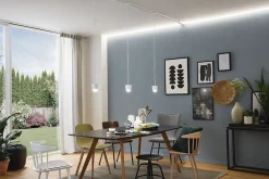 Profilé de strip LED Delta Paulmann IP20 Alu, Satiné L.1 m x P.2 cm x H.2 cm