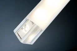 Profilé de strip LED Delta Paulmann IP20 Alu, Satiné L.1 m x P.2 cm x H.2 cm