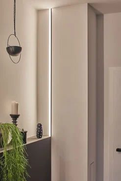 Profilé de strip LED Square IP20 noir et blanc Paulmann L.100 x H.15 x P.23cm