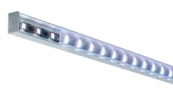 Profilé de strip LED Square IP20 aluminium, satiné Paulmann L.100 x H.15 x P.23cm