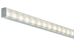 Profilé de strip LED Square IP20 aluminium, satiné Paulmann L.200 x H.15 x P.23cm