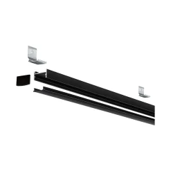 Profilé de strip LED Square IP20 noir Paulmann L.100 x H.15 x P.23cm