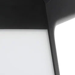 Projecteur à détection solaire Summerside LED intégrée 150lm 2.6W IP44 GoodHome noir