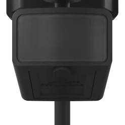 Projecteur à piquer solaire LED intégré à détection Davern 400lm IP65 noir Goodhome