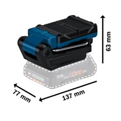 Projecteur de chantier sans fil Bosch GLI 18V 800 lm (sans batterie)