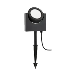 Projecteur de jardin LED Swivea IP44 183x534mm 3000K 8W 460lm 230V Anthracite Aluminium