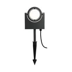 Projecteur de jardin LED Swivea IP44 183x534mm 3000K 8W 460lm 230V Anthracite Aluminium