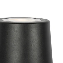 Projecteur de jardin moderne noir rond IP65 AR111 - Lennard