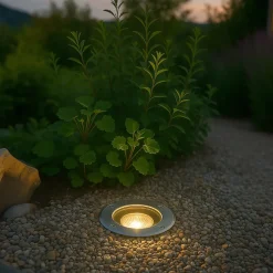 Projecteur de jardin moderne en acier orientable IP65 - Delux