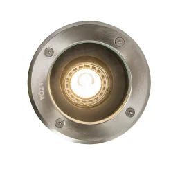 Projecteur de jardin moderne en acier orientable IP65 - Delux