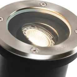 Projecteur de jardin moderne en acier orientable IP65 - Delux