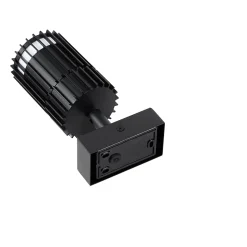 Projecteur de plafond extérieur design noir IP44 - Boris